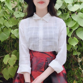 Áo sơ mi chất xô - oversize