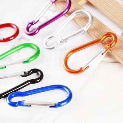 Móc Khóa Carabiner Kiêm Móc Chìa Khóa Bằng Nhôm Dùng Cắm Trại Ngoài Trời