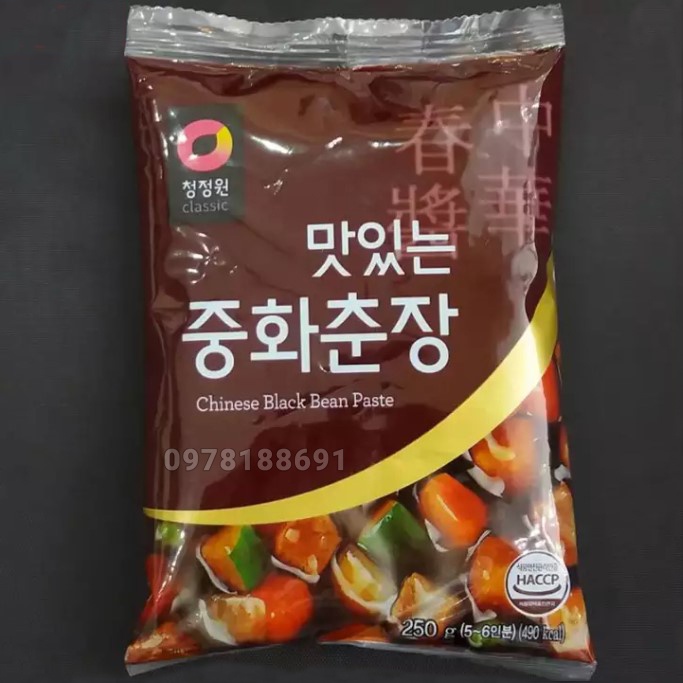 Xốt Tương Đen Làm Mì Trộn Hàn Quốc Gói 250g