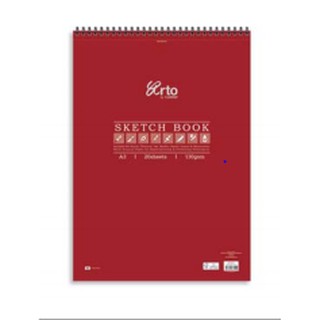 Sổ vẽ phác thảo SKETCH BOOK khổ CAMPAP A4, 20 tờ, Định lượng 130 gms