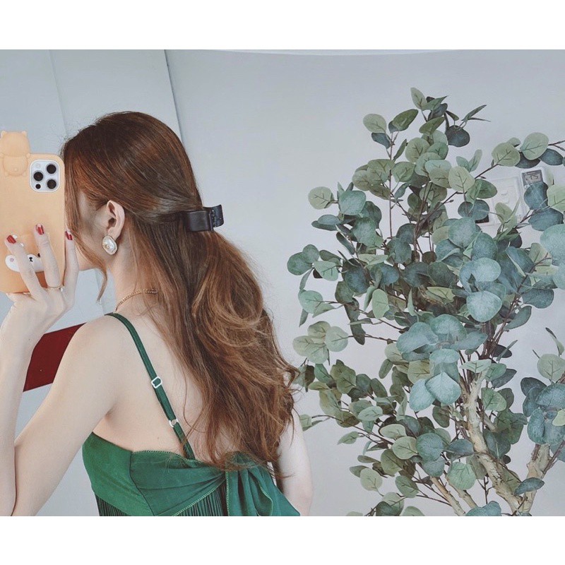 Đầm hoa nhí hai dây dập ly cột nơ lưng điều chỉnh phù hợp mọi vóc dáng
