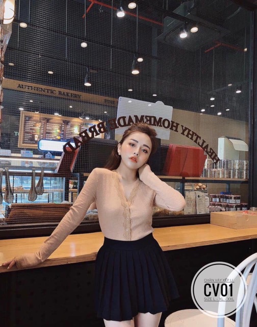 BIGSIZE Chân váy xếp li CV15 Màu sắc: đen - trắng - nude | BigBuy360 - bigbuy360.vn