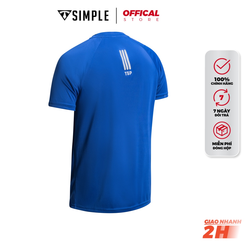 Áo Thể Thao Nam TSIMPLE cổ tròn tay ngắn tập gym vải thun lạnh thoáng mát co giãn chuẩn form AHRBC | BigBuy360 - bigbuy360.vn