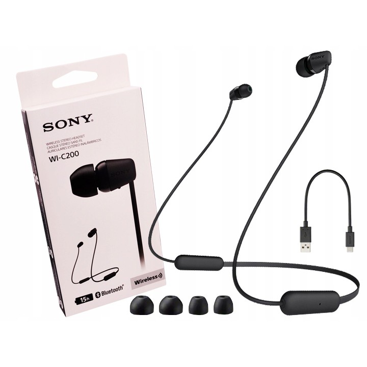 Tai nghe Bluetooth thể thao Sony WI-C200/Sony WI-C310