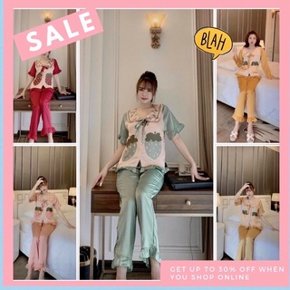 🦋 Bộ Satin Mịn trái dâu full 5 màu tiểu thư free size dưới 60kg🦋