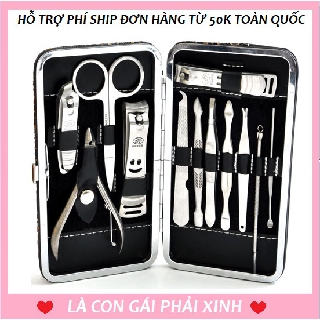 Bộ dụng cụ làm móng 12 món lớn loại 1