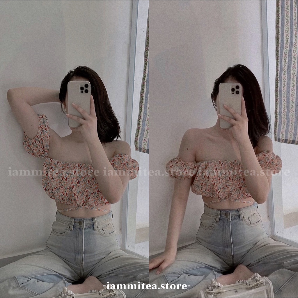 Daisy Top - Áo trễ vai hoa nhí siêu xinh