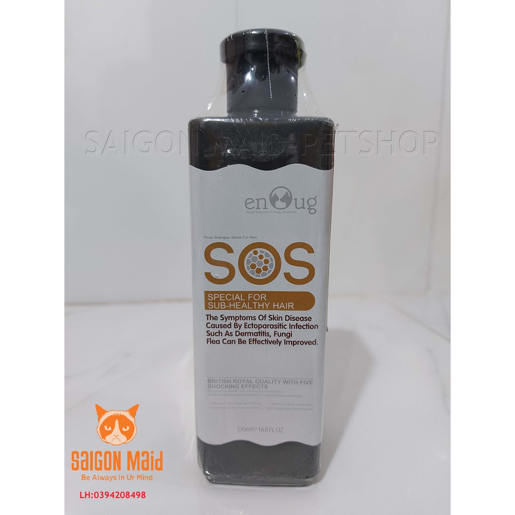 Sữa tắm phục hồi da lông SOS đen (530ml)