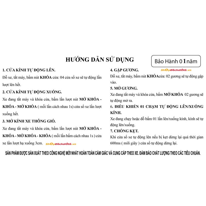 Bộ gập gương lên xuống kính Fadil, độ gập gương Fadil, gập gương lên kính Fadil