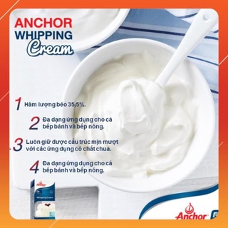 Kem sữa whipping anchor hộp 1lít - whipping cream anchor 1lít - ảnh sản phẩm 5