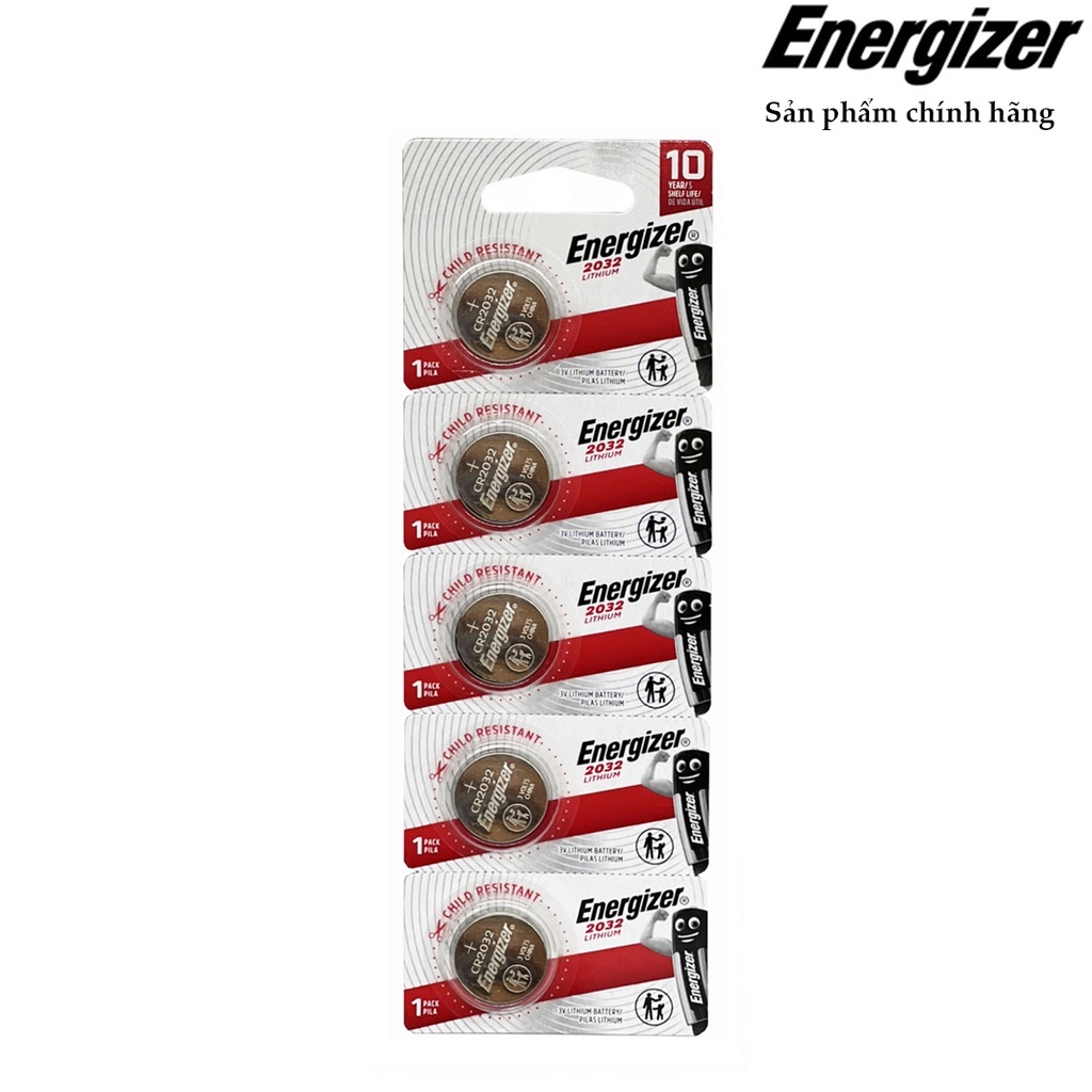 Hàng Chính Hãng - Pin Cr2032 Energizer 3V Vỉ 5 Viên