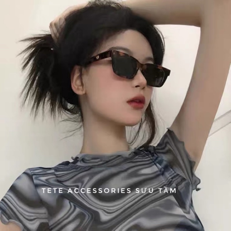 Kính thời trang nam nữ hiện đại🔻Kín râm mát da beo