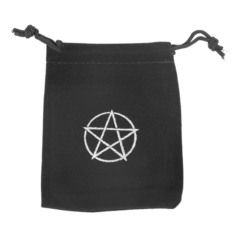Túi Dây Rút Mini Đựng Thẻ Bài Tarot Oracle Bằng Vải Nhung QJ