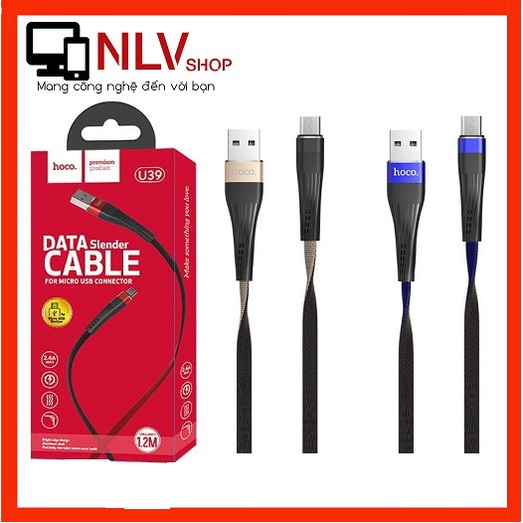 Cáp Sạc U39 Micro 1.2M - BH 3 Tháng (1 Đổi 1)