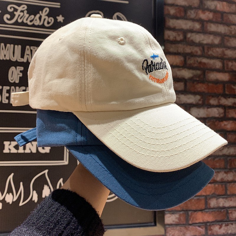 Mũ Lưỡi Trai Mềm Thêu Chữ Phong Cách Hàn Quốc Cho Nữ