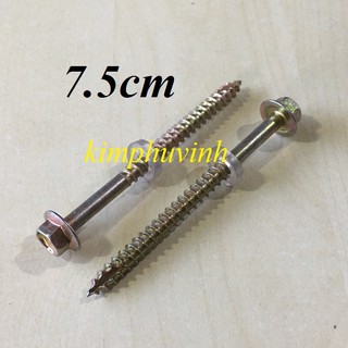7.5CM - 20 Con VÍT BẮN TÔN GỖ - VÍT GỖ