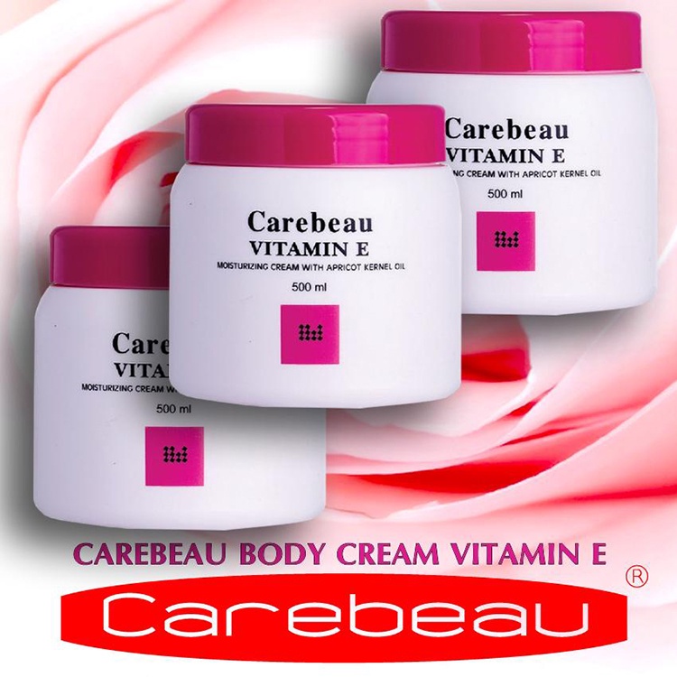 Kem Dưỡng Body Carebeau Vitamin E 500ml Thái