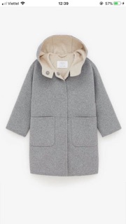 Áo dạ lông cừu Zara