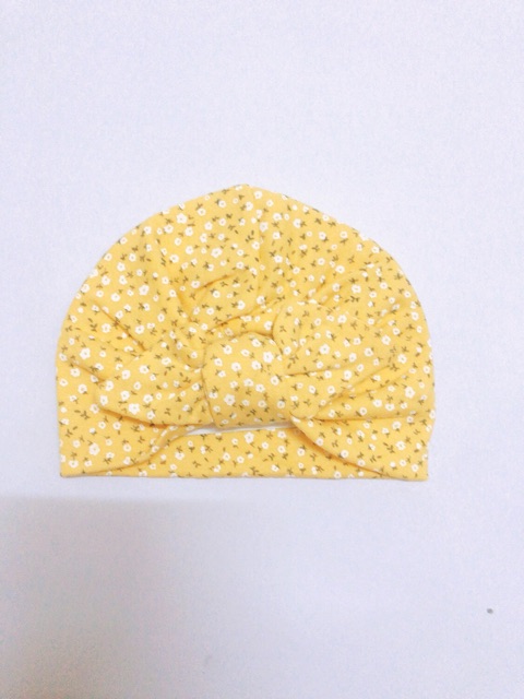 Mũ turban siêu sinh cho bé 100% cotton (từ sơ sinh đến 1,5 tuổi)