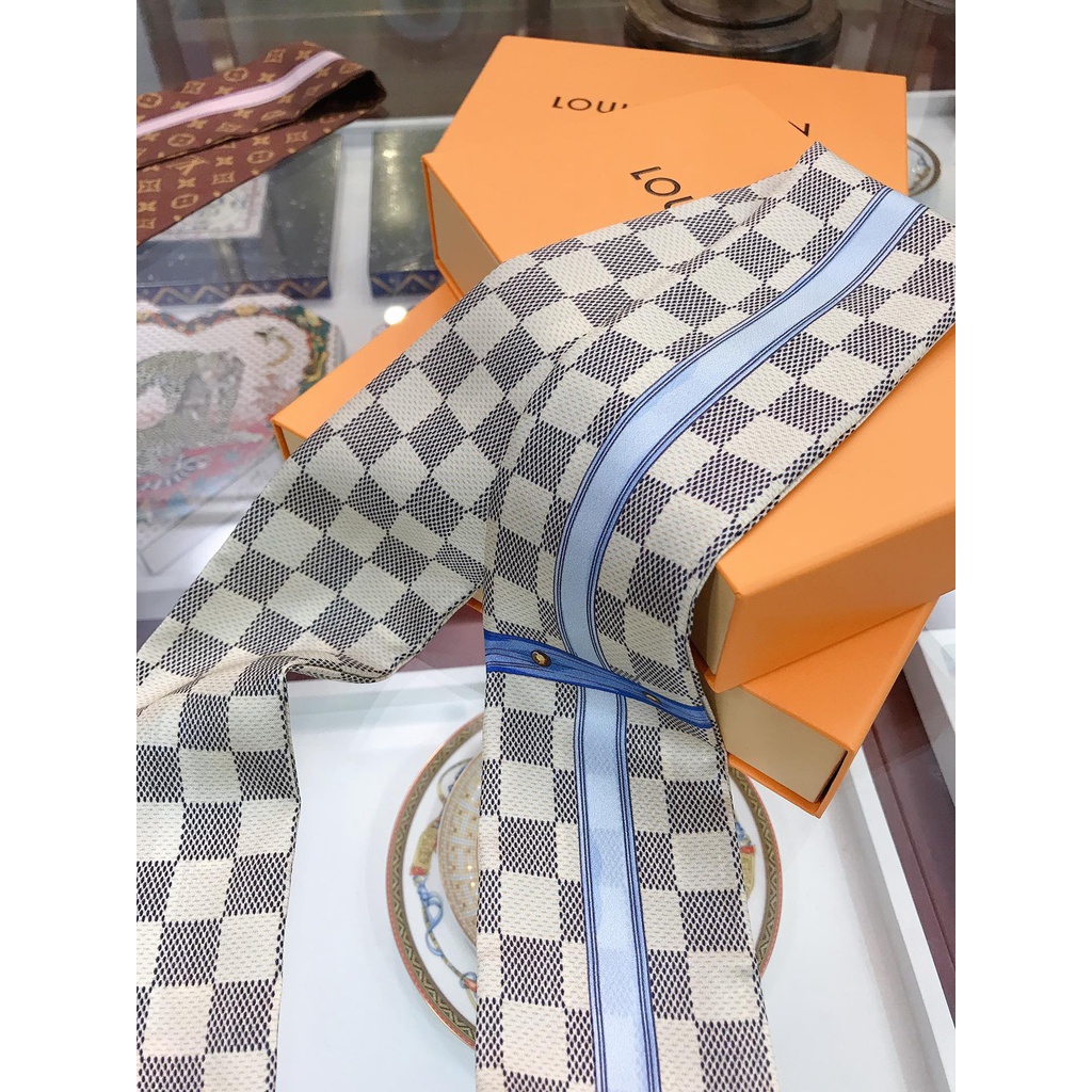 Khăn Choàng Cổ / Khăn Tay / Túi Xách Bằng Lụa Họa Tiết Cổ Điển Thời Trang Cho Nữ