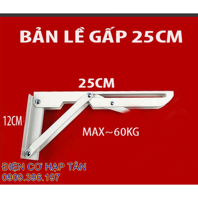 Bản lề gấp thông minh 20, 25, 30, 40CM -bộ 2 chiếc tải trọng 60kg