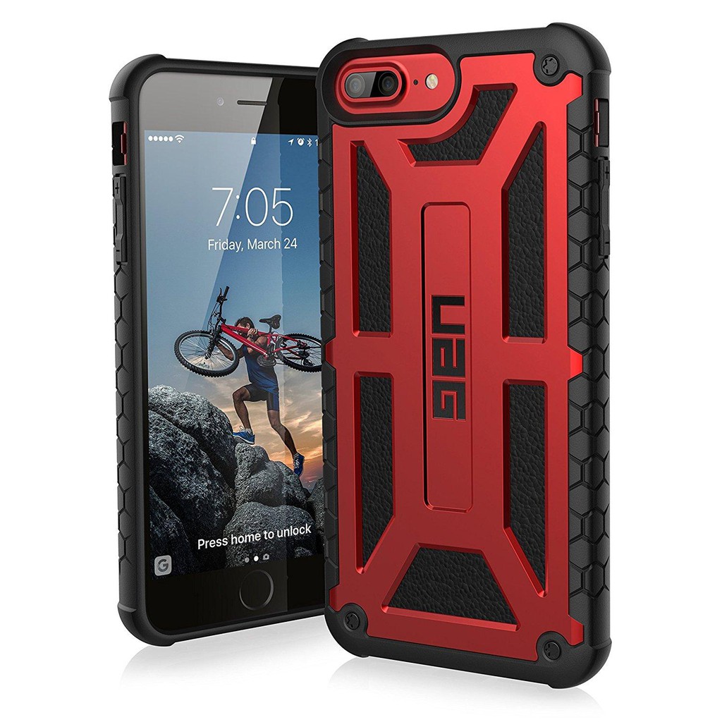 Ốp lưng iPhone 8 Plus/ 7 Plus/ 6 Plus UAG Monarch (Đỏ )