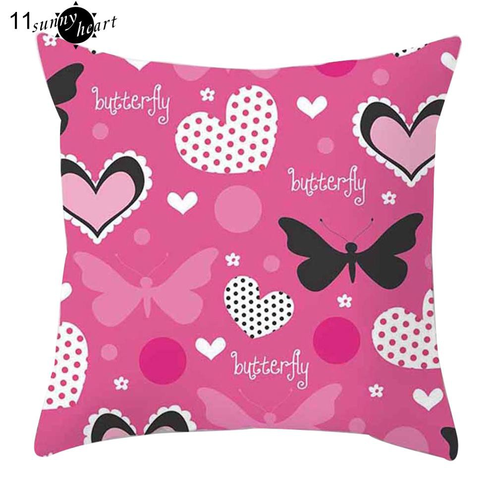 Áo Gối Khổ Vuông 45Cm X 45Cm In Họa Tiết Hoa Hồng Trang Nhã