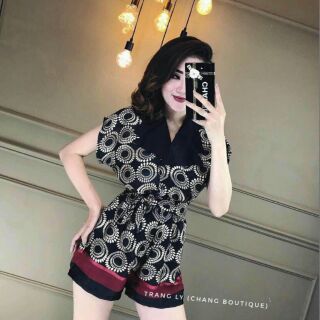 jum cổ vest sang chảnh