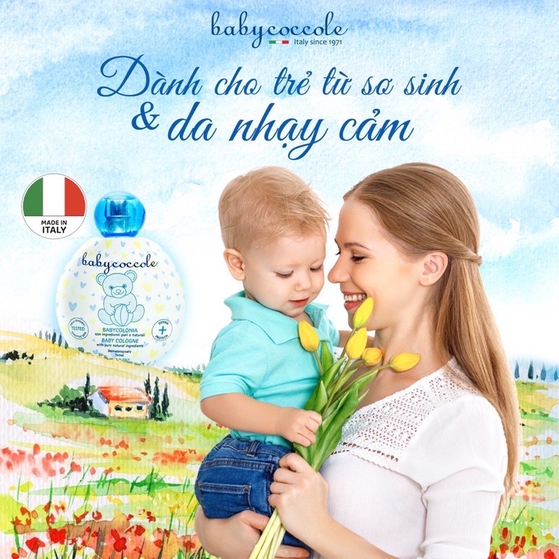 Nước hoa cho bé Babycoccole 0M+ an toàn cho trẻ sơ sinh & em bé chiết xuất hoa sen 100ml / 50ml
