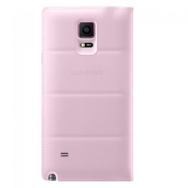 BAO DA SAMSUNG GALAXY NOTE 4 S VIEW FLIP COVER PADDING CHÍNH HÃNG MÀU HỒNG (N910)