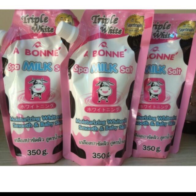  Muối Tắm Sữa Bò tẩy Tế Bào Chết A Bonne Spa Milk Salt Thái Lan 350gr