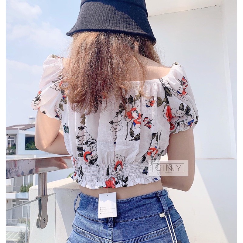 Áo Croptop Nữ Hoa Nhí TH-01 ULZZANG