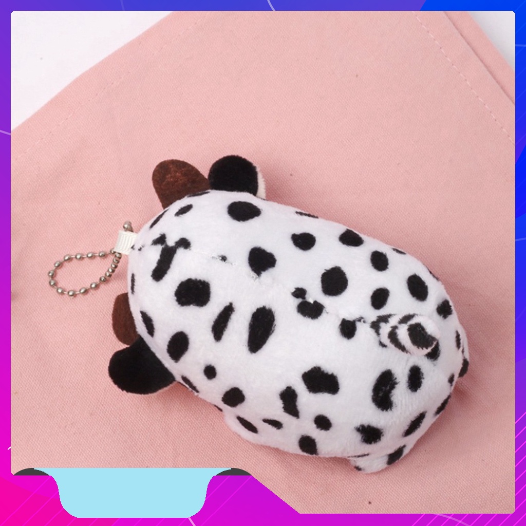 Móc khoá, móc cài balo hình bò sữa