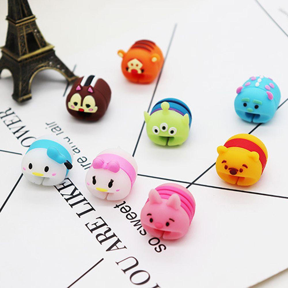 Selens Phụ Kiện Bảo Vệ Dây Cáp Sạc USB Hình Động Vật Đáng Yêu
