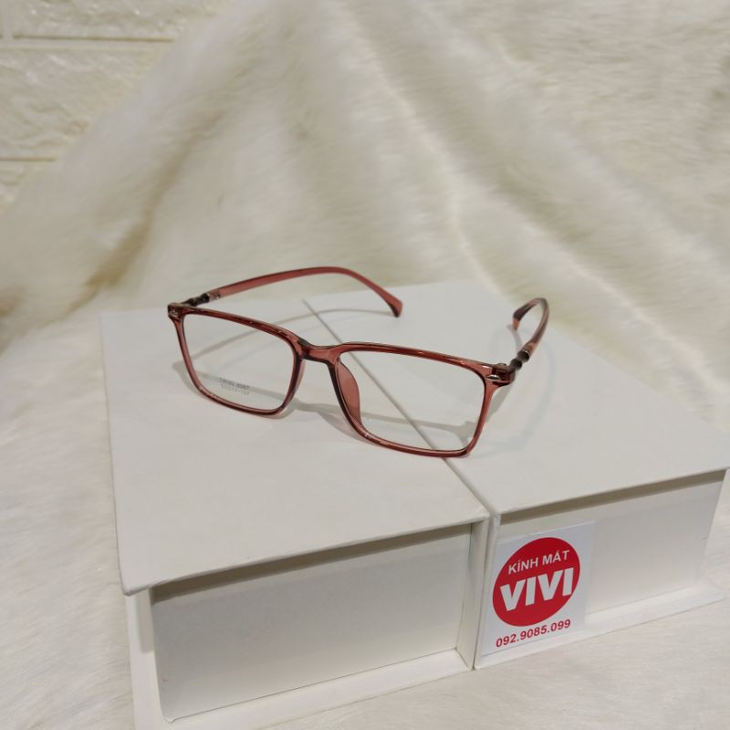 Gọng kính cận vuông V8087 Nam Nữ - Nhựa dẻo hàn - Kính Mắt ViVi - Nhận cắt cận viễn loạn | BigBuy360 - bigbuy360.vn