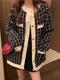 [ORDER] Áo khoác dạ tweed chất dày dặn