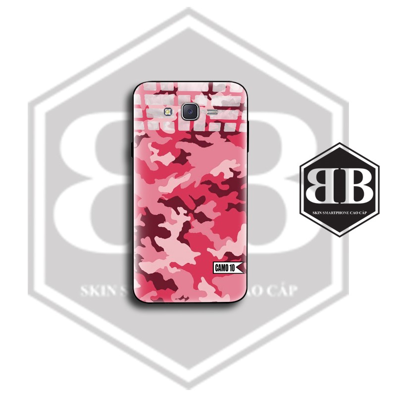 Ốp lưng kính cường lực SAMSUNG J4 2018 / J4 PLUS / J5 PRIME / J5 2015 in hình camo bao ngầu