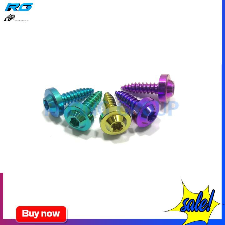 Ốc gr5 5li18 răng xoắn gắn một số vị trí tương thích trên xe máy ( giá 1 con )
