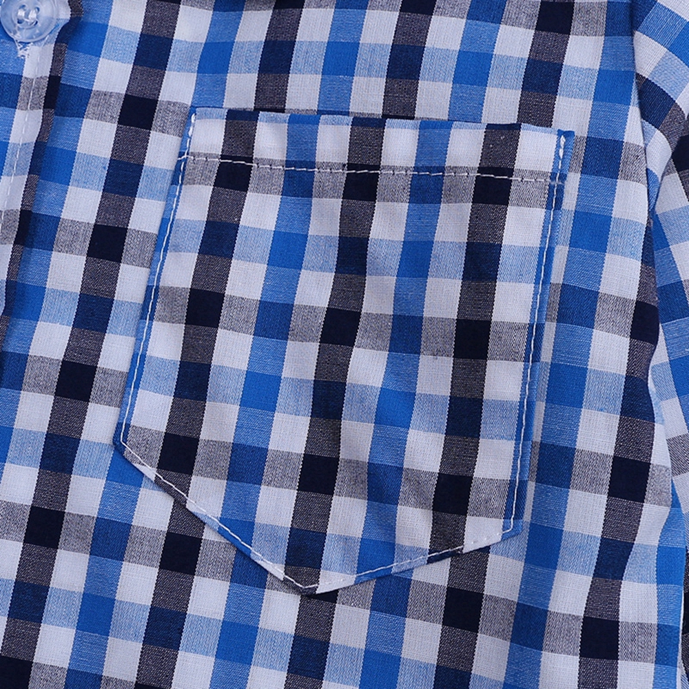 1-7 Years Gentleman Boys Formal Shirts with Bow Fashion Plaid Casual Shirts Red