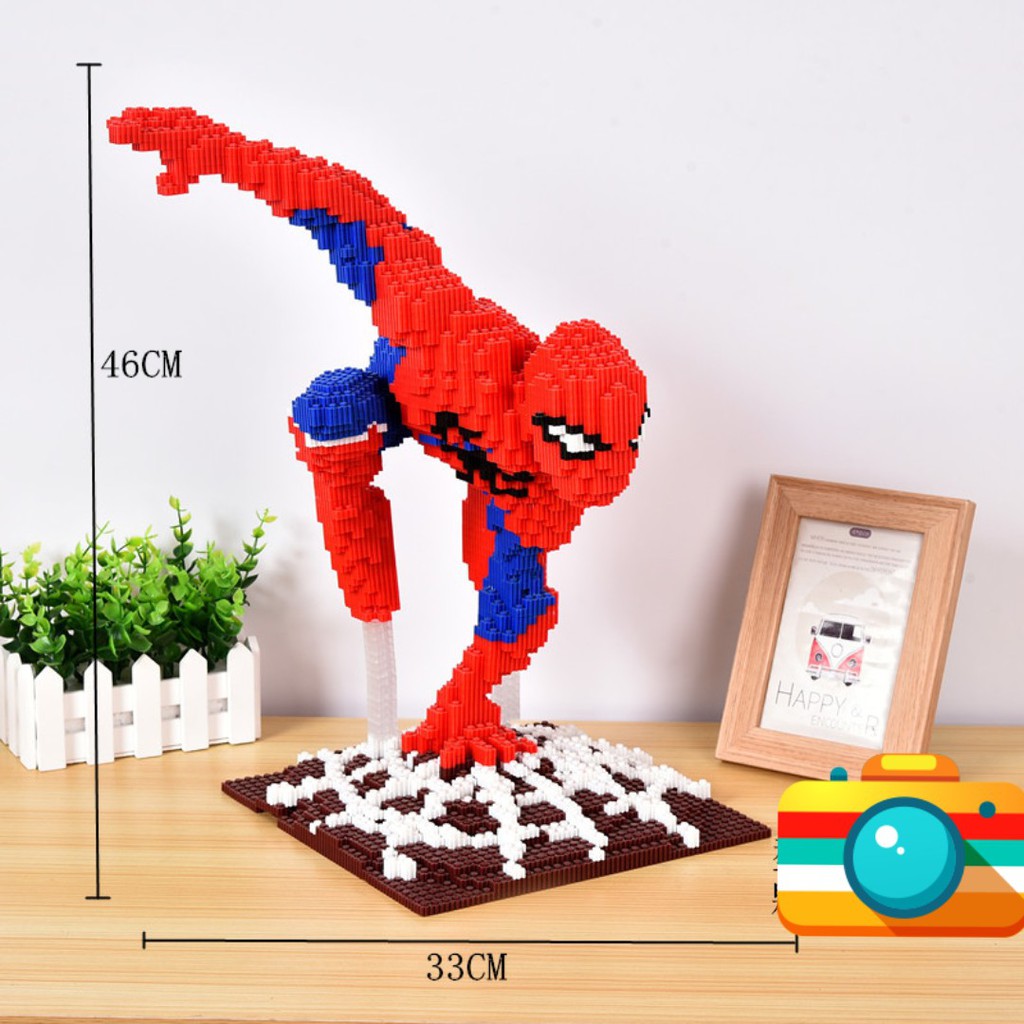 {Siêu Anh Hùng} - LẮP RÁP XẾP HÌNH NANOBLOCKS NHIỀU KHỐI NHỎ NHÂN VẬT HOẠT HÌNH - 1 HỌP 1 CON