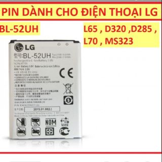 Pin xịn cho lG L70 ( BL-52UH) - Bảo hành 6 tháng đổi mới /Sỉ Ốp