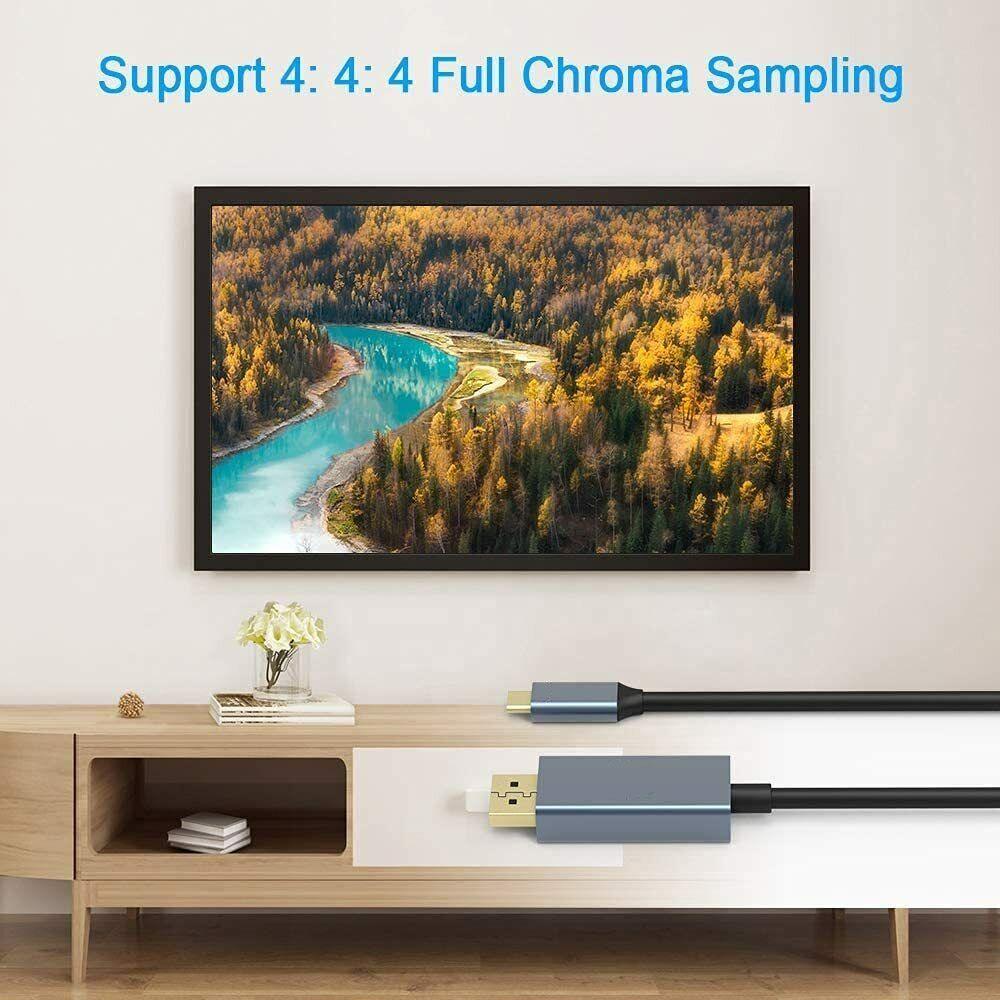 Dây CáP ChuyểN ĐổI Hợp Kim Nhôm 3 8K 60Hz 4K 144Hz MAYSHOW USB C Sang DP Cho Laptop / PC
