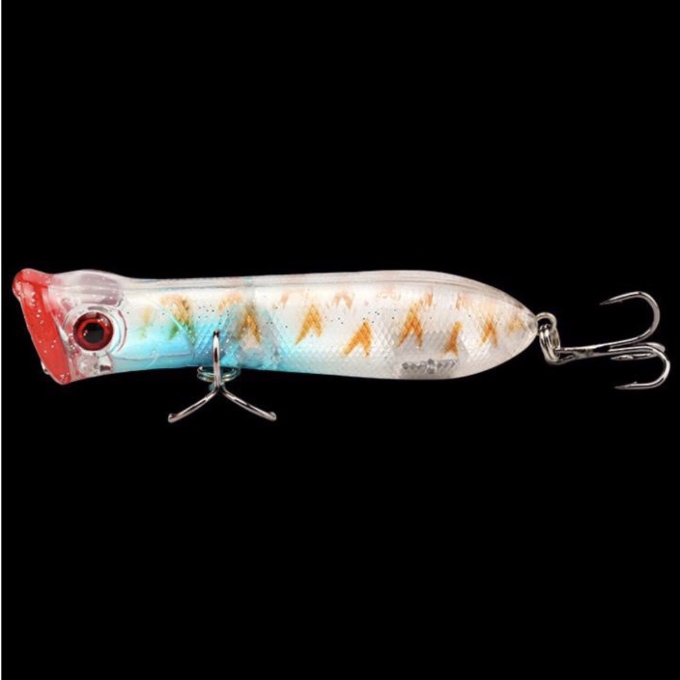 Mồi Giả POPPER Câu Nổi Chuyên Chẽm, Vòn, Vược, Mú dài 8cm nặng 11g S21