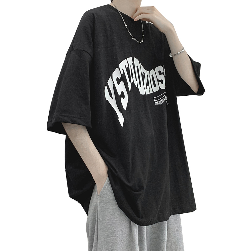 Áo Thun Nam Tay Ngắn In Chữ Trẻ Trung Thời Trang M-3Xl Với 5 Màu Tùy Chọn | BigBuy360 - bigbuy360.vn