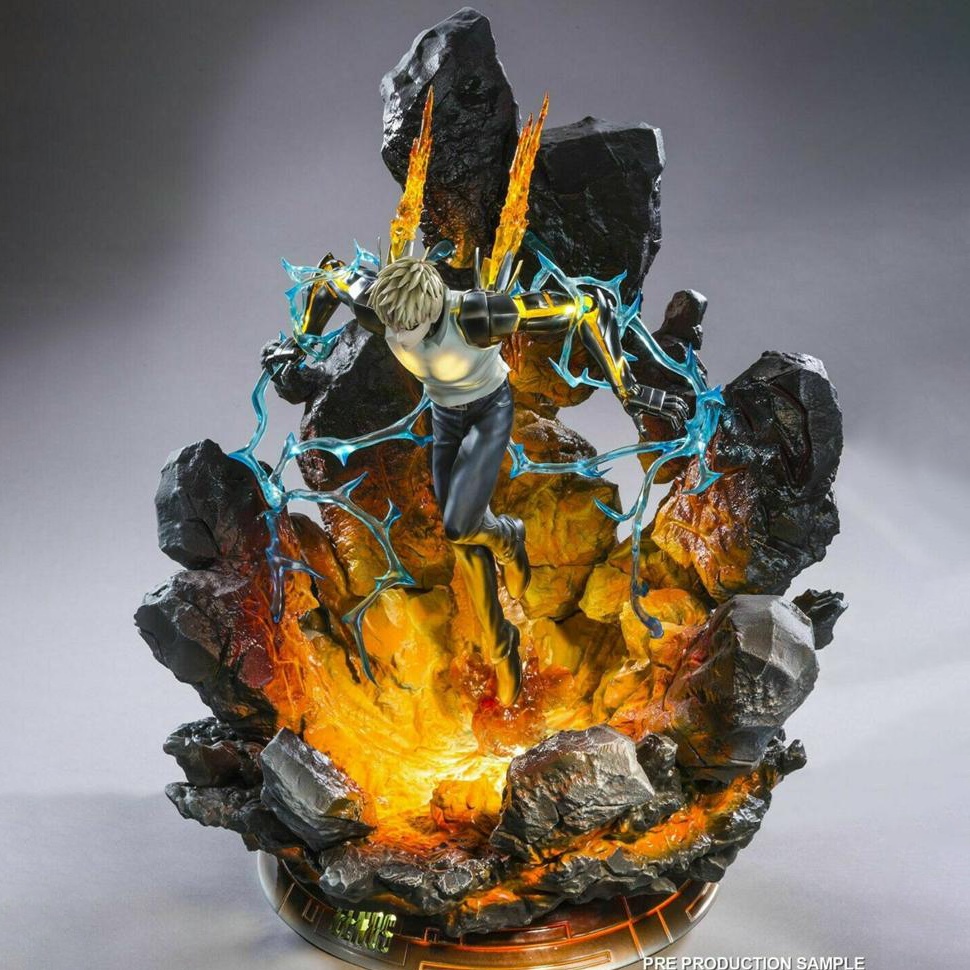 Mô Hình Genos One Punch Man Bằng Chất Liệu Nhựa Resin - Cao 22 cm