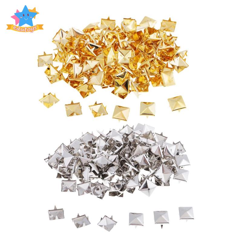 Set 100 Đinh Tán Hình Kim Tự Tháp 8mm Chuyên Dụng Làm Đồ Da