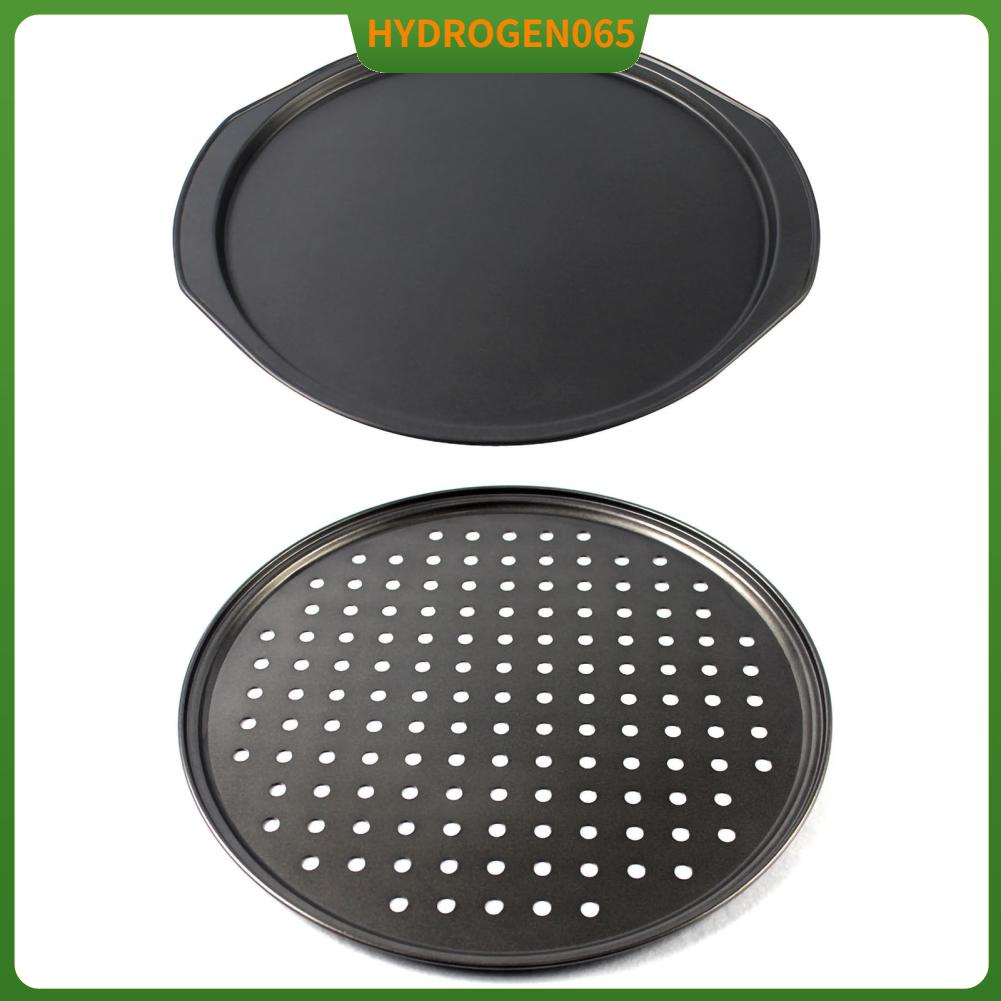 Chảo Pizza đục lỗ Không dính Nướng Dễ dàng Mở rộng Công ty Đáy có thông hơi Hydrogen065