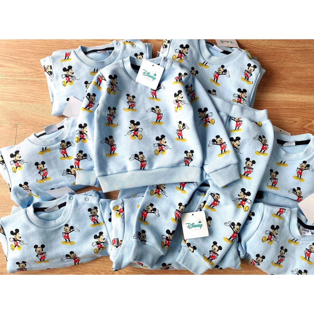 Bộ nỉ da cá Mickey Disney xuất xịn