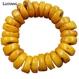 Vòng Tay Đá Hổ Phách May Mắn