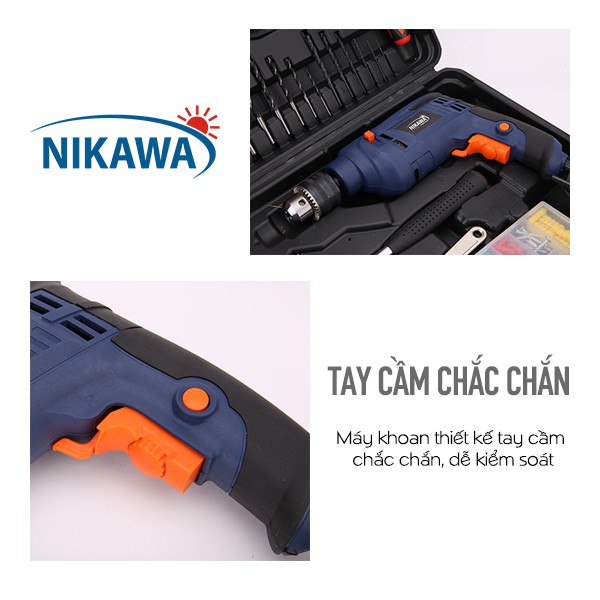 Bộ dụng cụ đa năng có khoan Nikawa NK-ID122